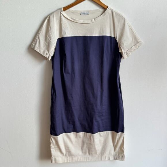 ROSSO35 Color-Block T-Shirt Dress - Picture 1 of 7